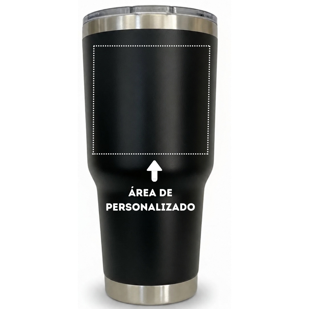 Termo América grabado láser personalizado | Acero 30oz