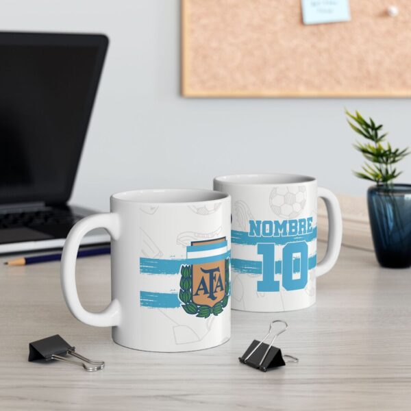 Tazas Fútbol Mundial 2026 – con Nombre y Número